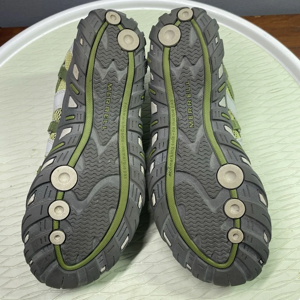 Merrell Waterpro Z-Rap Junior-kids Hiking Shoes Olive Green/Gray Size‎ 5US